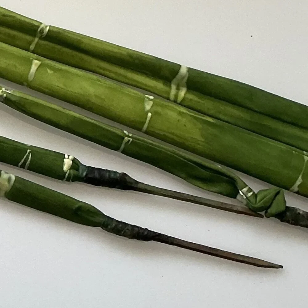 BAMBOO WITH DETACABLE POLES TALL CRAFT DIY BUNDLE ARTIFICAL (FLAWS)